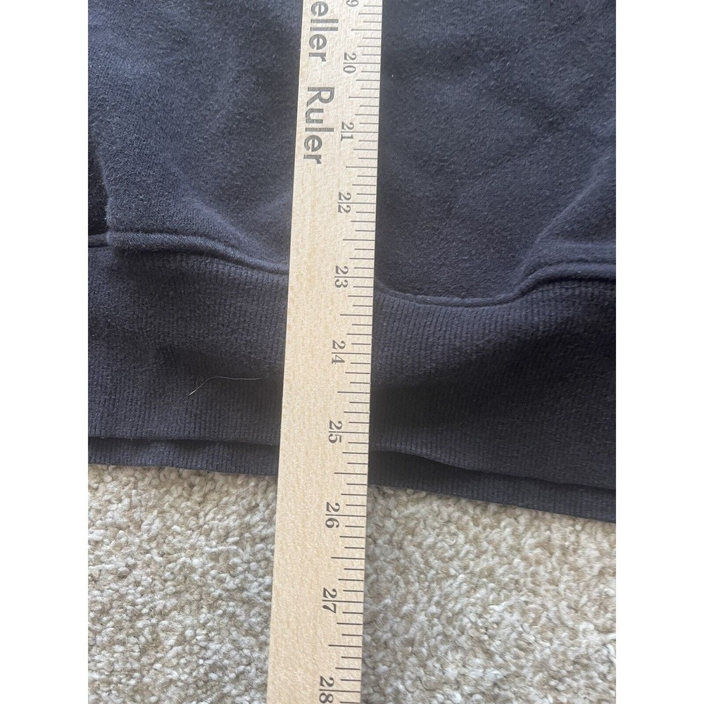 North Face Hoodie Men’s Medium Black Long Sleeve Graphic Logo Sweatshirt - Picture 3 of 7